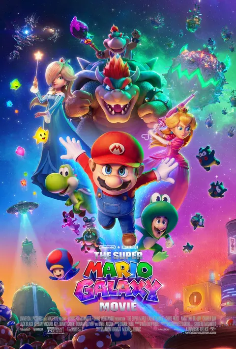 The Super Mario Galaxy Movie official poster